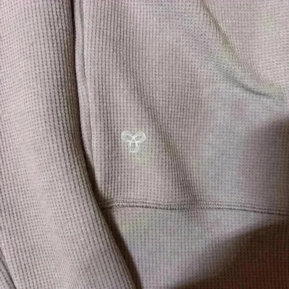 Purple ash TNA WAFFLE  ZIP HOODIE - Picture 7 of 7